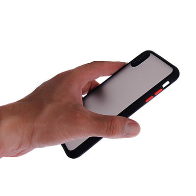 کاور گوشی موبایل آیفون xs max پشت مات محافظ لنزدار