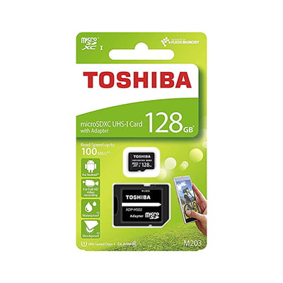 مموری میکرو اس دی توشیبا مدل Toshiba Micro SDHC C10 U1 100Mb/s With Adapter