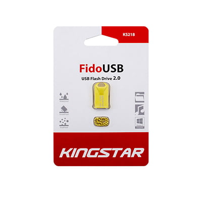 فلش مموری کینگ استار مدل Kingstar KS218 Fido Gold ظرفیت 32 گیگابایت