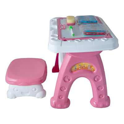 میز و صندلی تحریر کودک دخترانه آوا مدل AMT1213