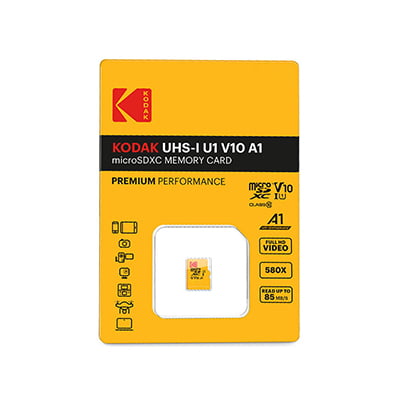 مموری میکرو اس دی کداک مدل Kodak Micro SDHC C10 U1 Color 85Mb/s Without Adapter