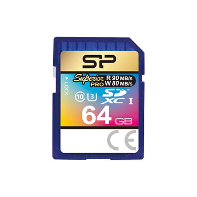 مموری میکرو اس دی سیلیکون پاور مدل SP SDXC Superior Pro U3 90Mb/s
