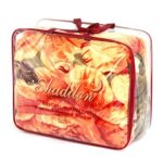 پتو دو نفره گل برجسته نیلوفر