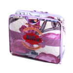 پتو یک نفره گل برجسته بنفشه