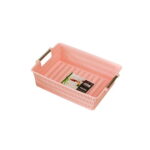 سبد بامبو دسته استیل 2 لیمون