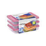 ظروف فریزری لیمون مدل نسترن 3 عددی