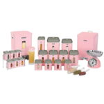 سرویس آشپزخانه لیمون 22 پارچه چهارگوش