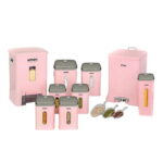 سرویس آشپزخانه لیمون 9 پارچه چهارگوش