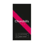 کاندوم چرچیلز با فرم بدنه ساده حاوی اسانس وانیل و روان کننده 12 عددی مدل Classic Natural