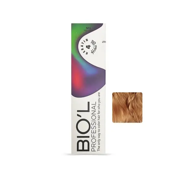 تصویر رنگ مو بیول BIOL بلوند شکلاتی روشن_ 8.8