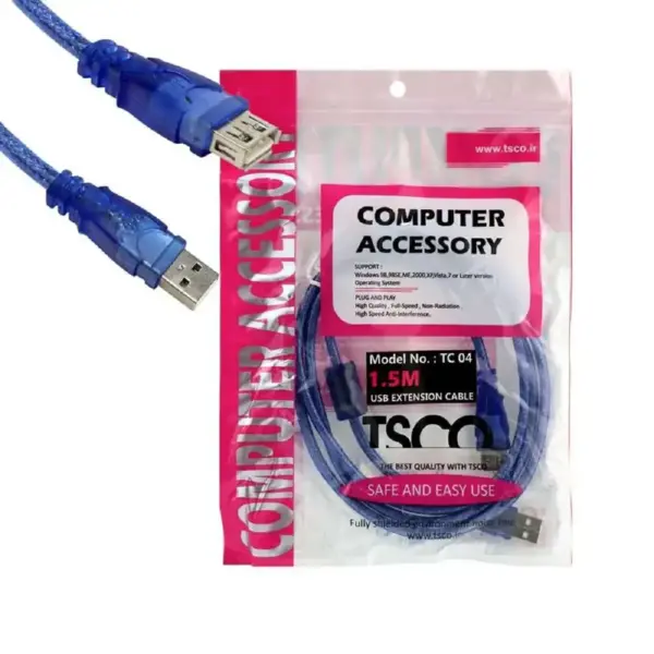 کابل تبدیل USB به USB تسکو مدل TC04