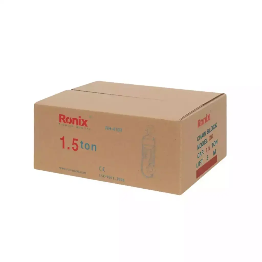 جرثقیل زنجیری 1/5 تن رونیکس مدل RH-4103