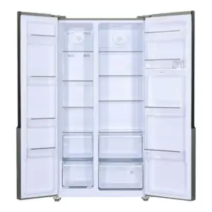 عکس یخچال فریزر جی پلاس GPLUS مدل M7525BS با درب باز