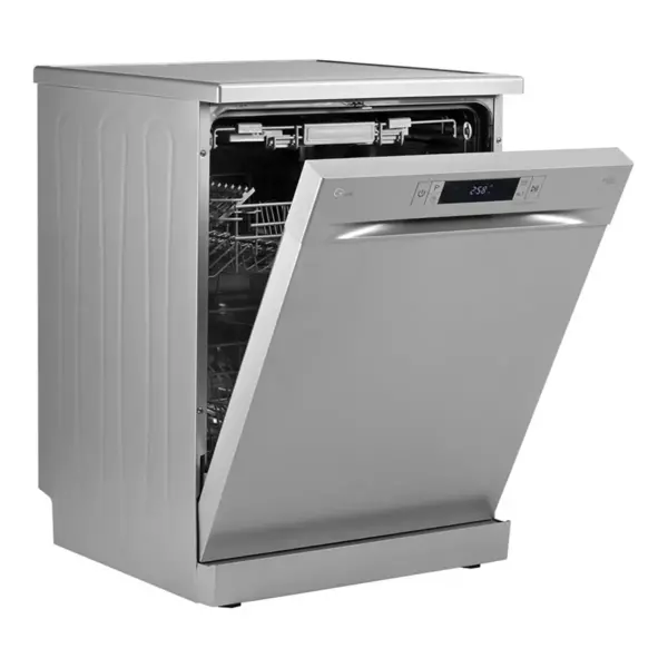 عکس ماشین ظرفشویی جی پلاس GPlus مدل GDW-M1463W با درب نیمه باز