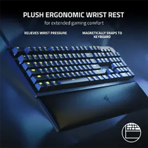 تصویر کیبورد مخصوص بازی ریزر RAZER مدل (HUNTSMAN V2 (Clicky Optical purple Switch