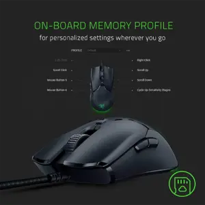 تصویر ماوس باسیم مخصوص بازی ریزر Razer مدل Viper Mini