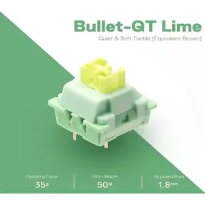 تصویر سوئیچ کیبورد مکانیکال ردراگون Redragon مدل A113 Bullet QT