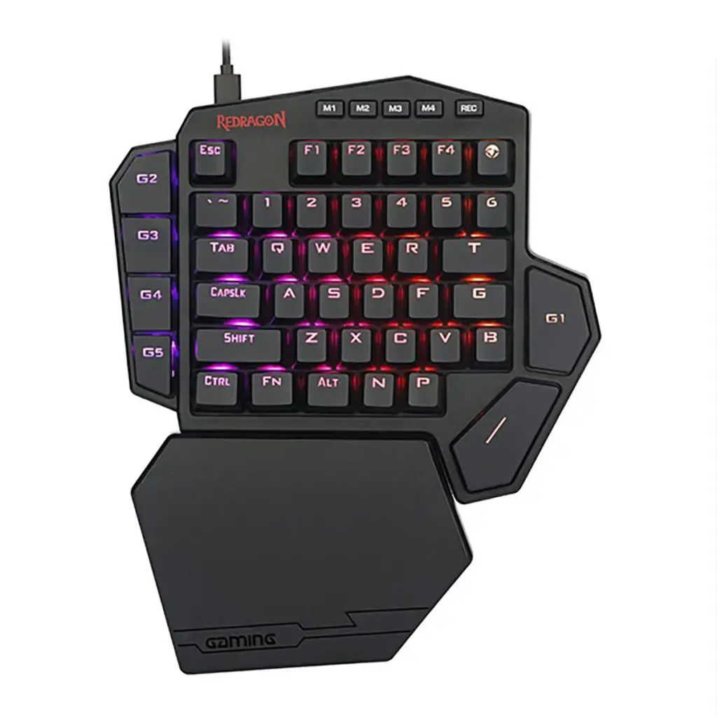 تصویر کیبورد ردراگون Redragon مدل Diti Wireless k585 w RGB-KS