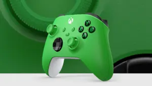 دسته بازی بی سیم مایکروسافت مدل Xbox Controller Velocity Green