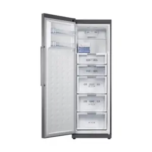 فریزر اسنوا SNOWA مدل SN5-1018TI رنگ تیتانیوم عکس از رو به رو درب باز