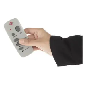 پنکه پایه بلند پارس خزر مدل ES-4070RWKAI سفید کنترل دار عکس از کنترل