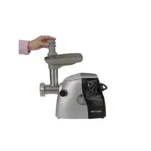 چرخ-گوشت-پارس-خزر-مدل-MG-1600P-نقره ای-مشکی عکس از روبرو
