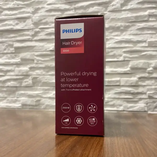 سشوار فیلیپس PHILIPS مدل BHD 360 از بغل