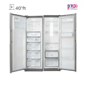 یخچال فریزر دوقلو دوو DAEWOO مدل ( DLR-2036SS و DLF-2036SS )از روبرو