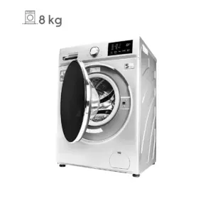 ماشین لباسشویی جی پلاس مدل GWM-K8220W از روبرو