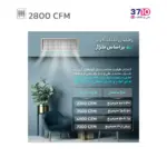 کولر آبی 2800 سپهر الکتریک مدل SE 280 پرتابل از راهنما