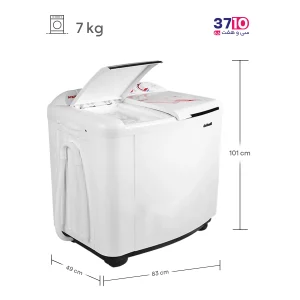 ماشین لباسشویی دو قلو برفاب Barfab مدل WM-900 از راهنما