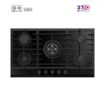 اجاق گاز صفحه‌ای اسنوا SNOWA مدل SGH5-7203G شیشه مشکی-عکس از محصول