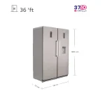 یخچال فریزر دوقلو دیپوینت Depoint مدل D5iU-F-S/D5iU-R-S سیلور از راهنما