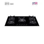 اجاق گاز صفحه ای اسنوا SNOWA مدل SGH5-2103G شیشه مشکی - Image 2