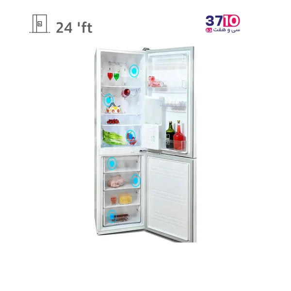 یخچال فریزر دوو مدل 660PlusGW از روبرو