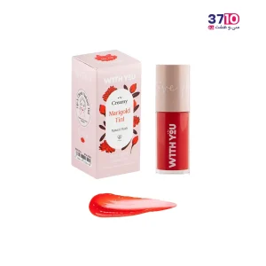 تینت مایع رنگی لب و گونه مدل c3 ویت یو مدل Marigold Tint از کل