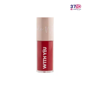 تینت مایع رنگی لب و گونه مدل c2 ویت یو مدل Rosey Tint از روبرو