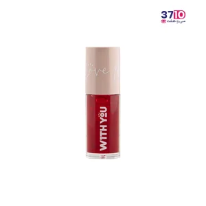 تینت مایع رنگی لب و گونه مدل J3 ویت یو مدل Peachy Tint از روبرو