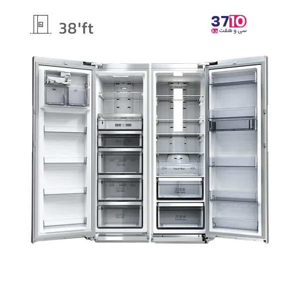 یخچال فریزر دوقلو دوو DAEWOO مدل SRi-20MW / SFi-20MW سری تویین هوشمند IOT از درب باز
