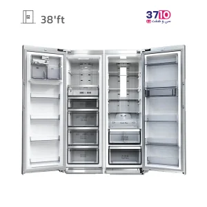 یخچال فریزر دوقلو دوو DAEWOO مدل SRi-20SS / SFi-20SS سری تویین هوشمند IOT از روبرو