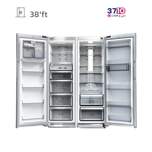 یخچال فریزر دوقلو دوو DAEWOO مدل SRi-20SS / SFi-20SS سری تویین هوشمند IOT از روبرو