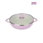 سرویس قابلمه چدن 11 پارچه عروس مدل ویکتوریا از ماهیتابه