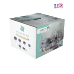 سرویس قابلمه چدن 11 پارچه عروس مدل ویکتوریا از جعبه