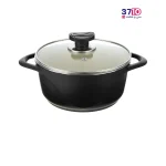 سرویس قابلمه چدن 12 پارچه عروس مدل ویکتوریا ازروبرو