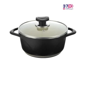 سرویس قابلمه چدن 12 پارچه عروس مدل ویکتوریا ازروبرو