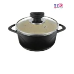 سرویس قابلمه چدن 12 پارچه عروس مدل ویکتوریا از روبرو