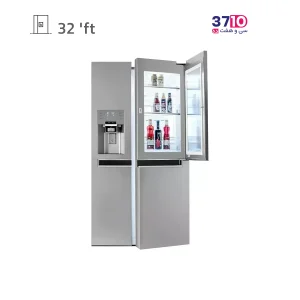 یخچال فریزر ساید بای ساید دوو DAEWOO مدل DS-3445SS سری پرایم سه درب از درب
