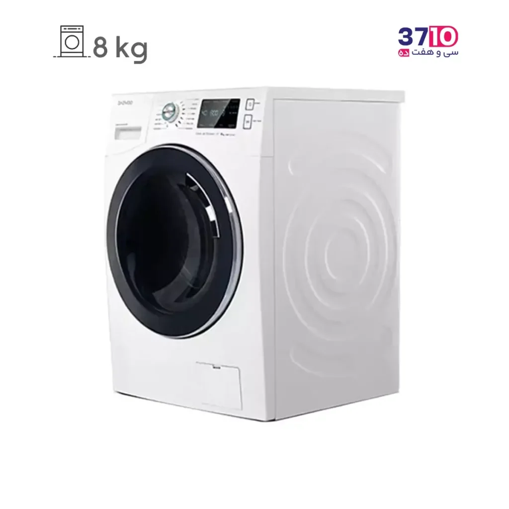 ماشین لباسشویی دوو مدل LM1-880W سری پریمو از بغل