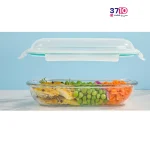 ظرف نگهدارنده شیشه‌‌ای بیضی لیمون 900 میلی‌‌لیتر از کاتالوگ