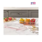 ظرف نگهدارنده شیشه‌‌ای بیضی لیمون 2.2 لیتر از کاتالوگ